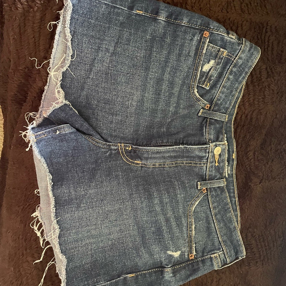 Old Navy Blue Denim O G Straight jean  shorts. New without tags.